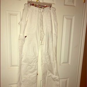 White Koi Lindsey Scrub Pants